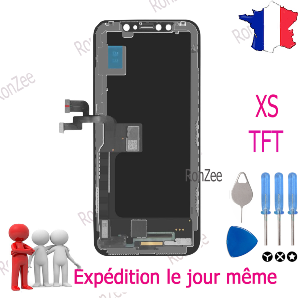 ECRAN VITRE TACTILE QUALITÉ TFT ( NON OLED ) POUR IPHONE XS 🔥 TFT 🔥OUTILS – Image 2